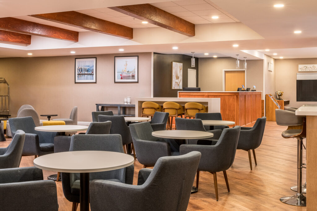 Casco Bay Hotel Lobby. Photo Credit: Peter G. Morneau Photography Casco Bay Hotel Lobby. Photo Credit: Peter G. Morneau Photography