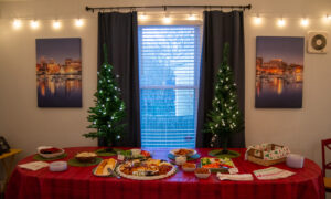 2023 Holiday Party food spread, Photo Credit: Lauren Peters at Visit Portland
