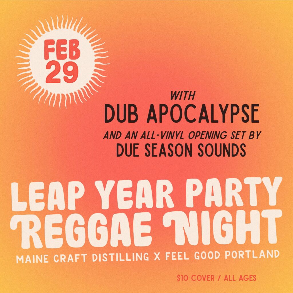 Leap Year Party, photo courtesy of Maine Craft Distilling