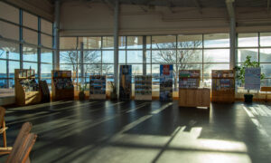 Visitor Information Center interior; Photo Credit: Lauren Peters at Visit Portland
