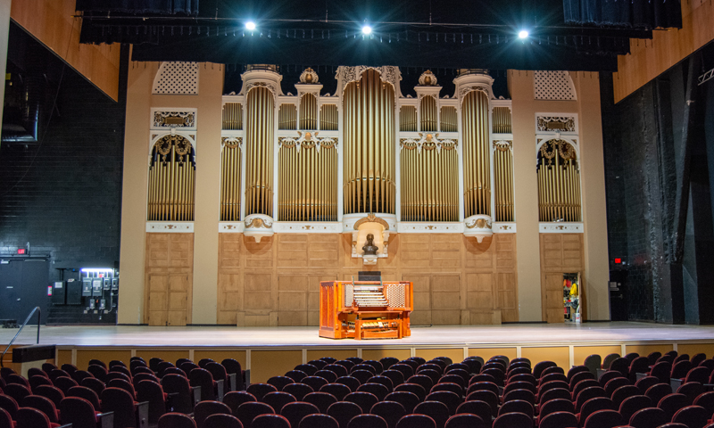 Kotzschmar Organ; Photo Credit: Lauren Peters at Visit Portland