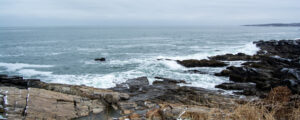 Cape Elizabeth ocean; Photo Credit: Lauren Peters at Visit Portland