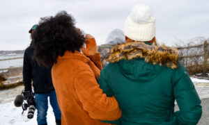 Women walking together; Photo Credit: Lauren Peters at Visit Portland