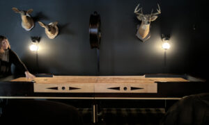 Batson River shuffle board, Photo Credit: Lauren Peters at Visit Portland