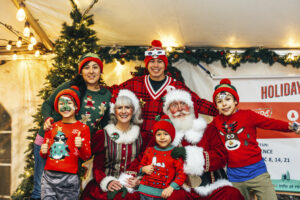 Visiting Santa. Photo Credit: Navadise Media