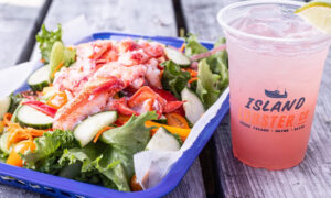Garden Salad W-Lobster. Photo Provided by Island Lobster Co.