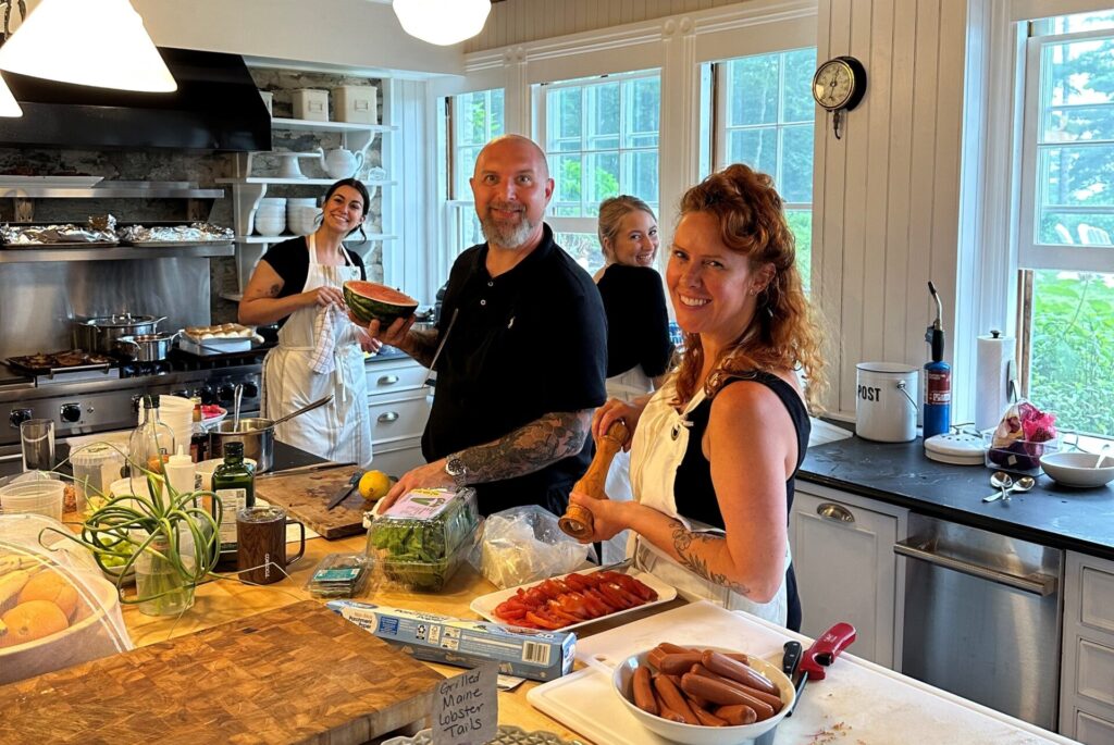 Private Chef In Home. Photo Credit: Experience Maine