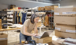 Stock Room at Toad&Co. Photo Credit: Maine the Way