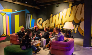 Partner mixer; Photo Credit: Lauren Peters