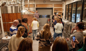 Tour at Orange Bike Brewing. Photo Credit: Jeffrey Remick