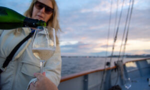 Wine Wise Wine Sail; Photo Credit: Lauren Peters at Visit Portland