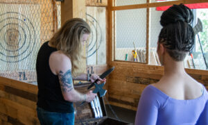 The Axe Pit, Photo Credit: Lauren Peters at Visit Portland