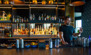 Bar at Orange Bike Brewing. Photo Credit: Jeffrey Remick