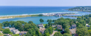 Ogunquit beach neighborhood in the summer; Photo Credit: Peter G. Morneau Photography