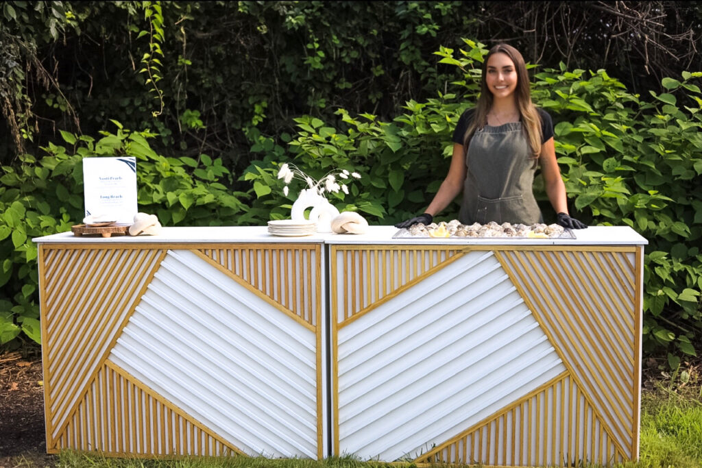 Custom Raw Bar. Photo Credit: The Briny Babe, LLC Custom Raw Bar. Photo Credit: The Briny Babe, LLC