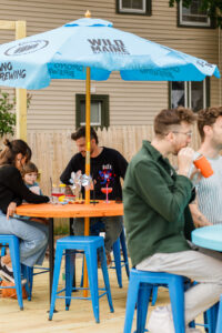Outdoor Dining at A&C Soda Shop. Photo Credit: Bonnie Durham
