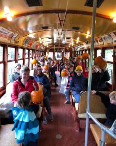 Happy Trolley; Photo Credit: Seashore Trolley Museum