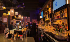 Behind the bar; Photo Credit: Lauren Peters at Visit Portland