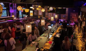Aerial of partner mixer; Photo Credit: Lauren Peters at Visit Portland