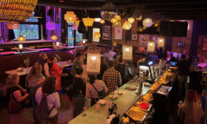 Aerial of partner mixer; Photo Credit: Lauren Peters at Visit Portland