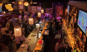 Aerial of partner mixer; Photo Credit: Lauren Peters at Visit Portland