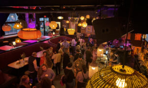 Aerial of partner mixer; Photo Credit: Lauren Peters at Visit Portland