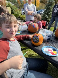 Pumpkin Painting; Photo Credit: Seashore Trolley Museum