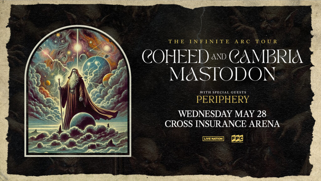 Coheed Cambria; Photo Courtesy of Cross Insurance Arena