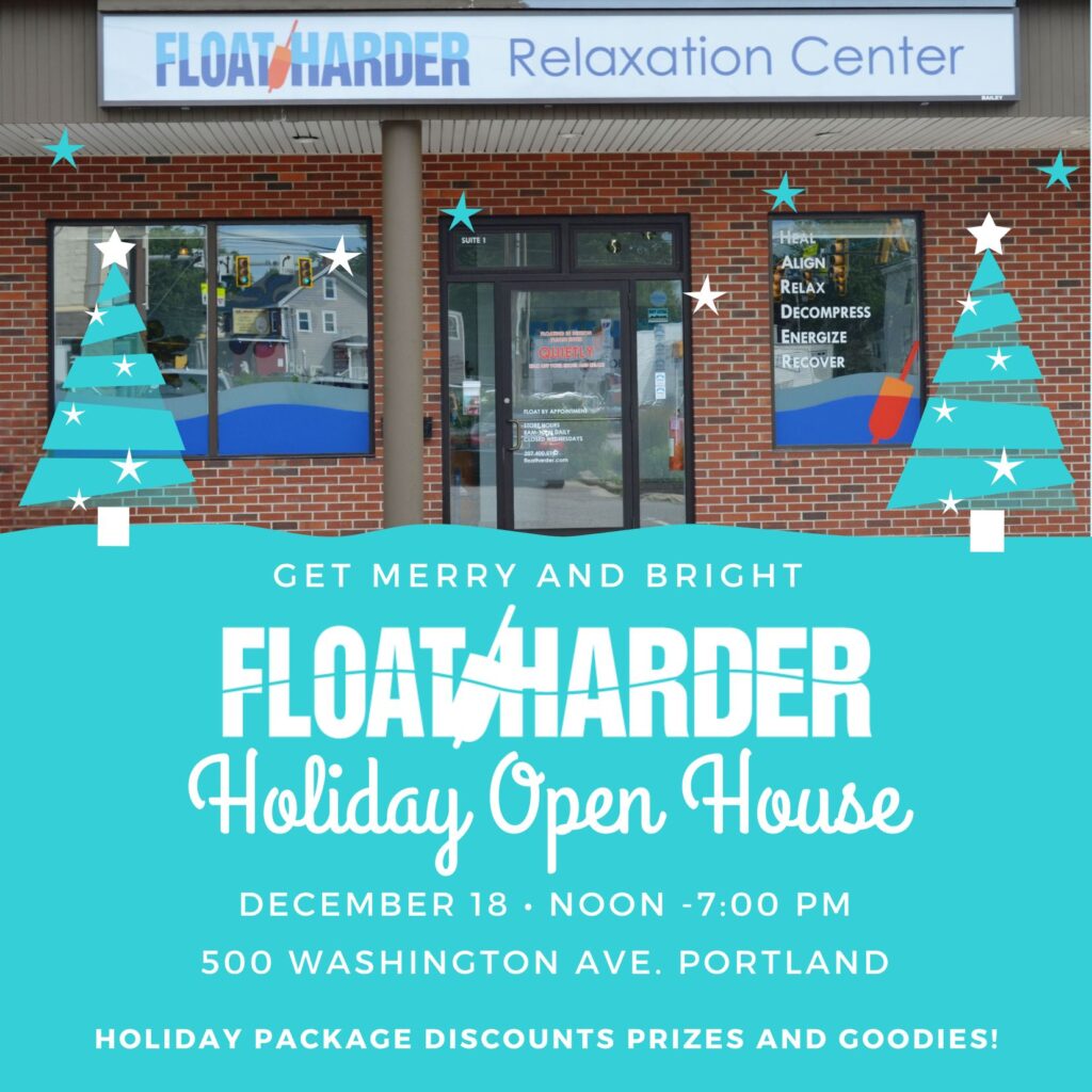 Float Harder Holiday Open House; Photo courtesy of Float Harder