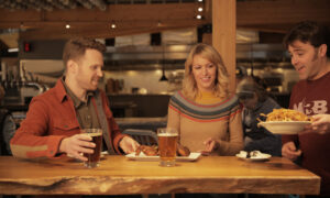 Dinner at Nonesuch Brewing; Photo credit: Knack Factory