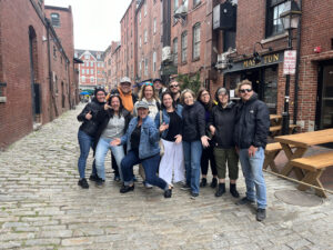 Tour Group on Wharf Street. Photo Provided by Maine Day Ventures