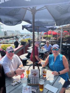 Tour Group at Gilbert's Chowder House. Photo Provided by Maine Day Ventures