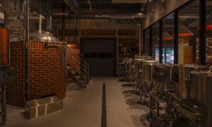 Orange Bike Brewing brewery room; Photo Credit: Peter G. Morneau Photograph