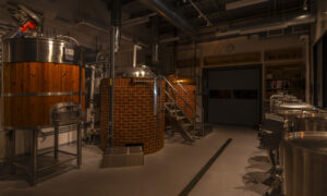 Orange Bike Brewing brewery room; Photo Credit: Peter G. Morneau Photograph