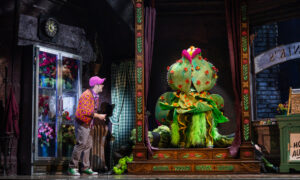 Little Shop of Horrors play at Ogunquit Playhouse; Photo Credit: Nile Scott Studios