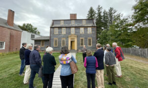Tour Group in front of Tate House Museum; Photo Credit: Tate House Museum