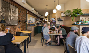 Customers enjoying games; Photo Credit: Amanda Huebner Photography