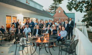 Wedding party posing for picture: Photo Credit: Kivalo
