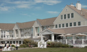 Exterior of Inn by the Sea on summer day; Photo Credit: Digital Edge