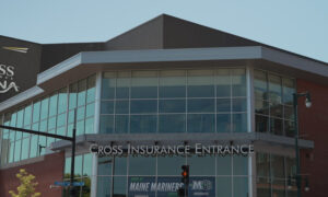 Cross Insurance Arena on sunny day; Photo Credit: Digital Edge