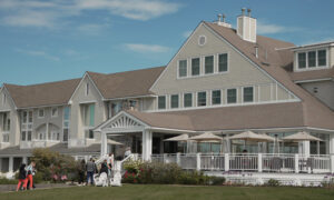 Exterior of Inn by the Sea on summer day; Photo Credit: Digital Edge