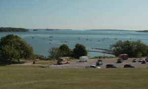 View of Eastern Prom and Casco Bay in the summer; Photo Credit: Digital Edge