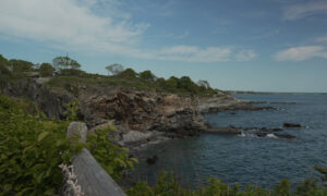 Rocky coastline in the summer; Photo Credit: Digital Edge