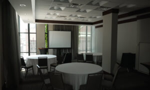 Interior of hotel meeting space; Photo Credit: Digital Edge