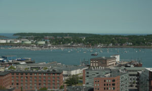 Aerial view of Portland and Casco Bay; Photo Credit: Digital Edge