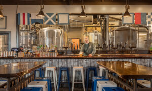 Interior of Camp Pennant dinning; Photo Credit: Peter G. Morneau Photography