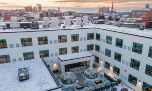 Aerial of Alto's igloos; Photo credit: Mitch Powers from Powerhouse Media