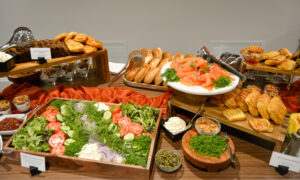 Portland Regency breakfast spread; Photo Credit: Lauren Witt at Visit Portland
