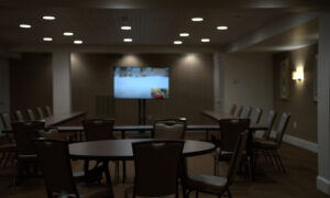 Interior meeting space; Photo Credit: Digital Edge