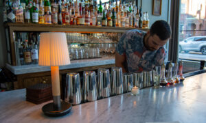 Winter Wednesday Five of Clubs bartender; Photo Credit: Lauren Witt at Visit Portland
